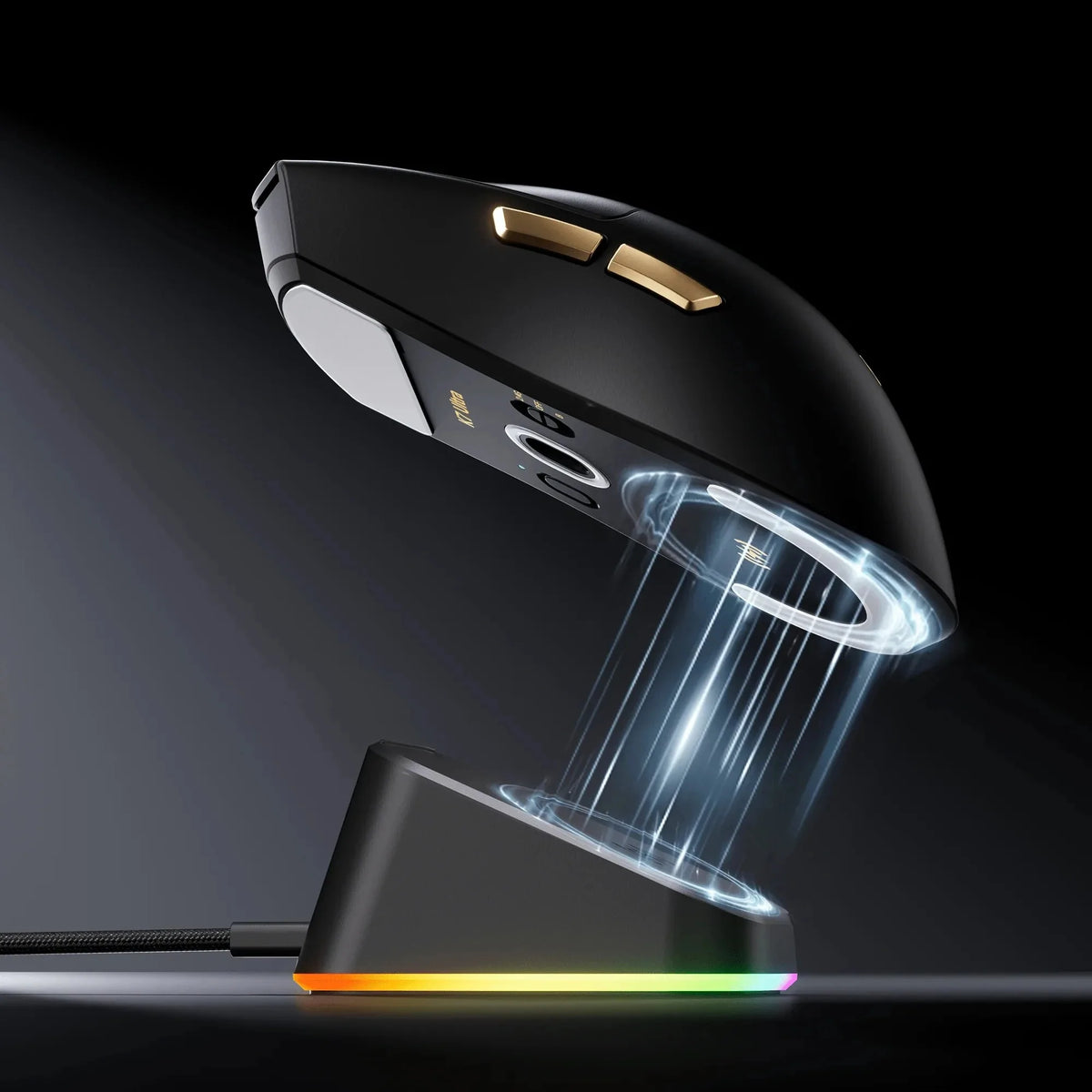 MCHOSE K7 Wireless Gaming Mouse 8K Polling Rate Magnetic Dock