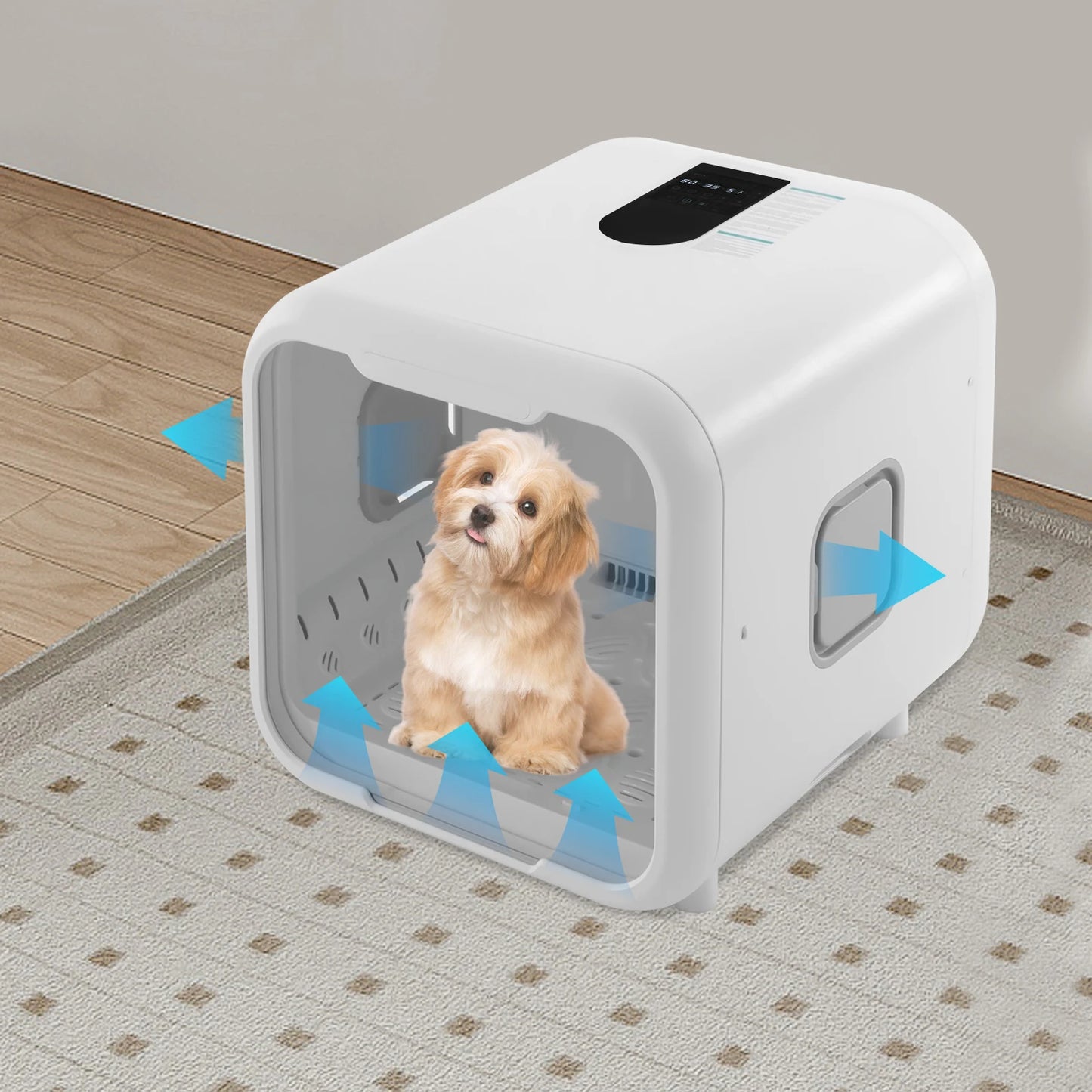 Pet Dryer Box 800W Pet Grooming Hair Dryer For Cats