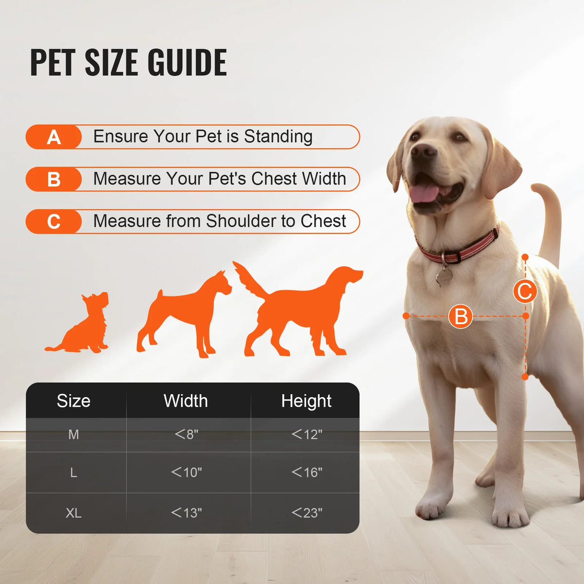 Succebuy Sliding Glass Dog Door Adjustable Aluminum Frame Tempered Glass
