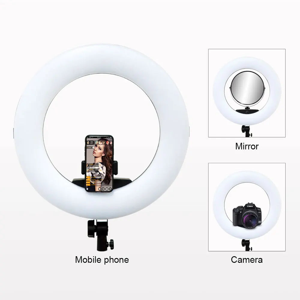 Yidoblo FD-480II Bi Color LED Ring Light Kit With Stand