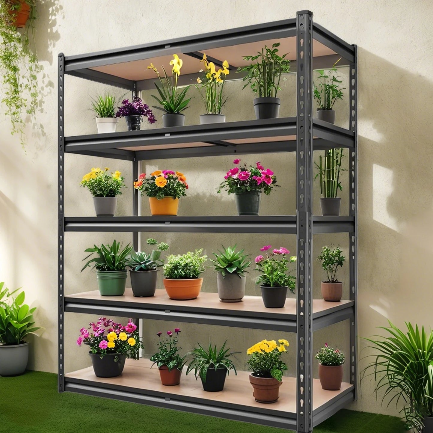 Heavy Duty Garage Shelving With Adjustable Shelves 2000 Lbs Capacity