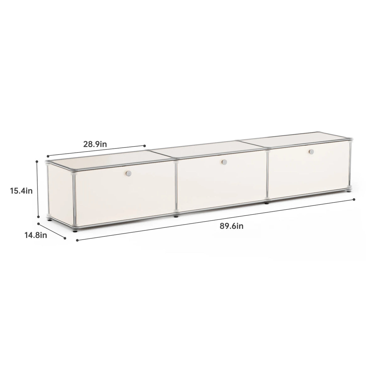 Modern Stainless Steel Storage Cabinet Living Room Tv Stand
