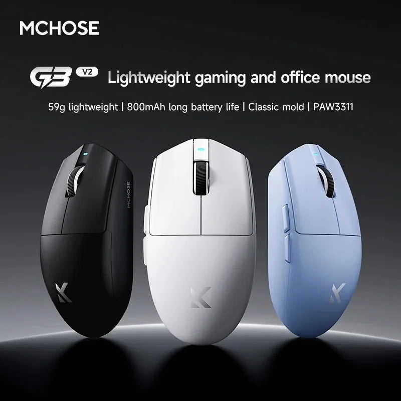 MCHOSE G3 V2 Wireless Gaming Mouse With PixArt 3311