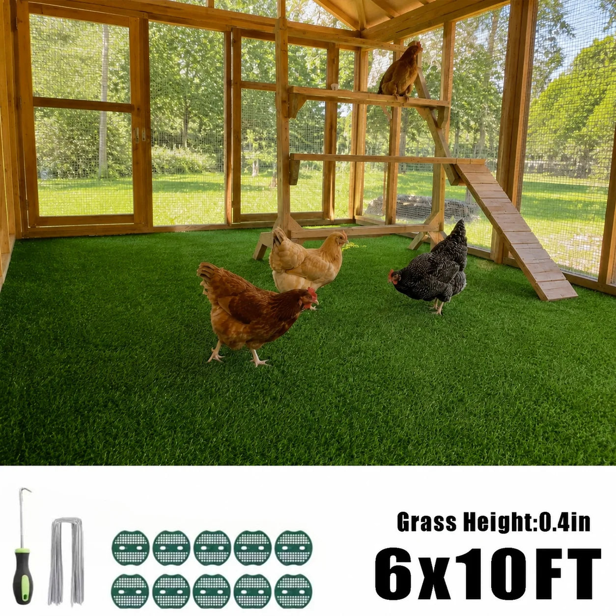 Artificial Grass Turf Mat Heavy Duty Indoor Outdoor Lawn Rug