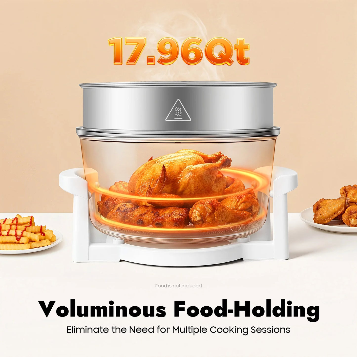 Visual Air Fryer With 360 Degree Hot Air Circulation
