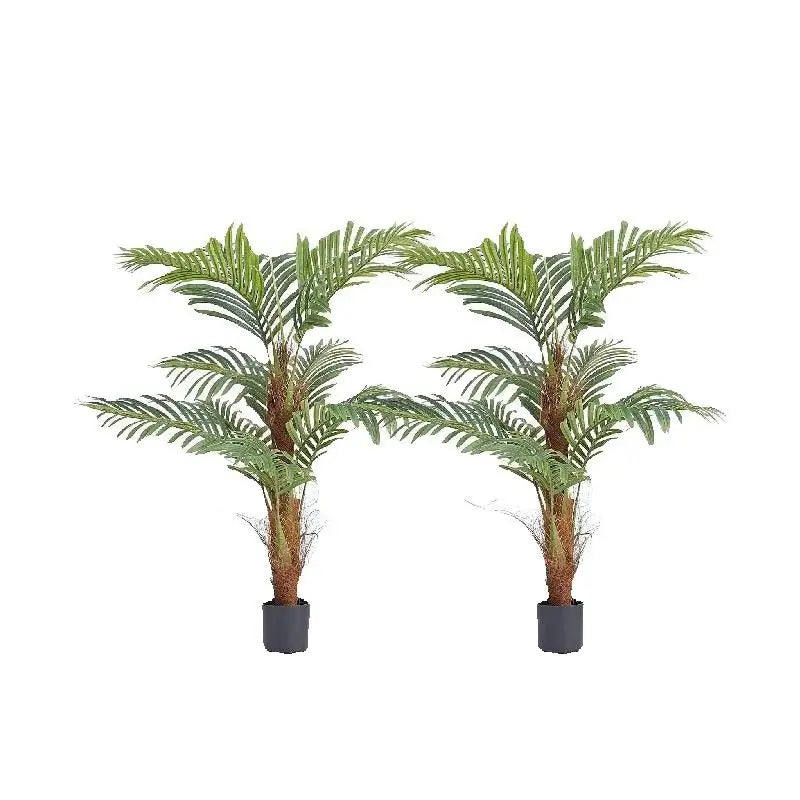 Artificial Palm Tree Faux Plant With Anti Tip Support Base