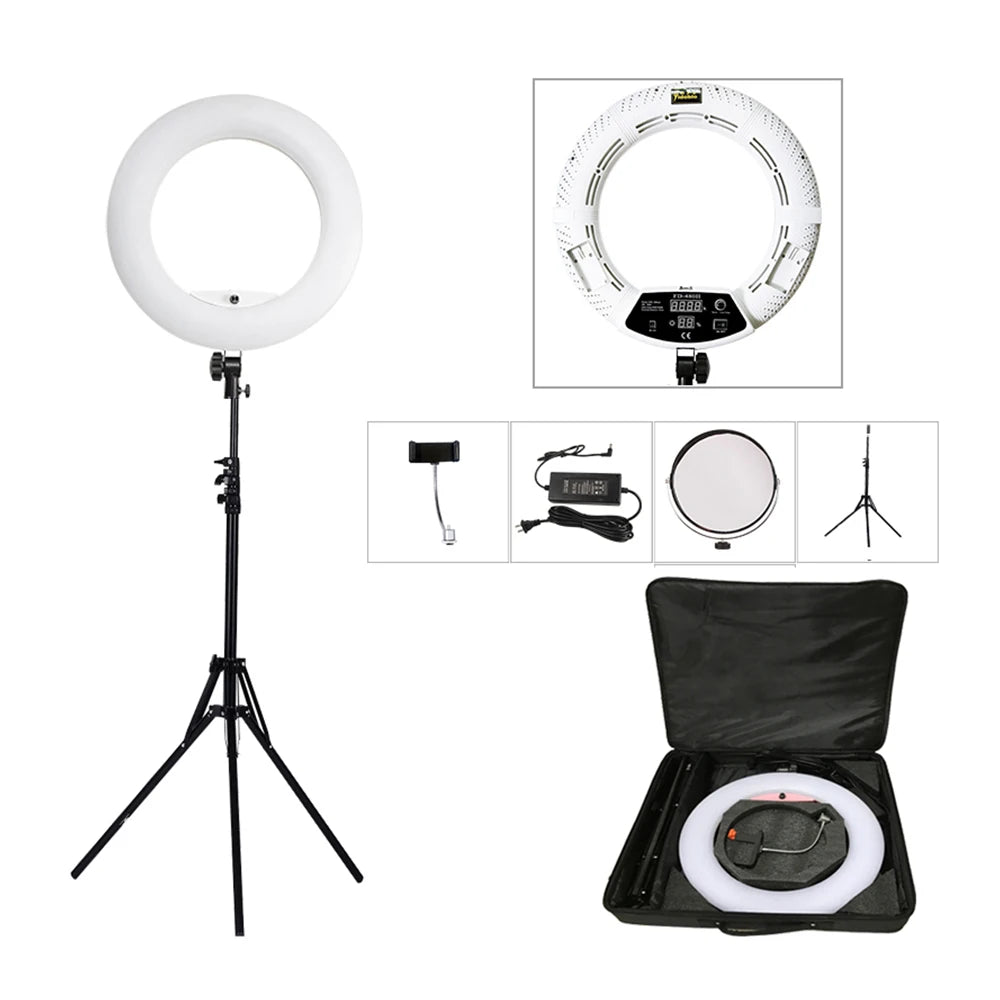 Yidoblo FD-480II Bi Color LED Ring Light Kit With Stand