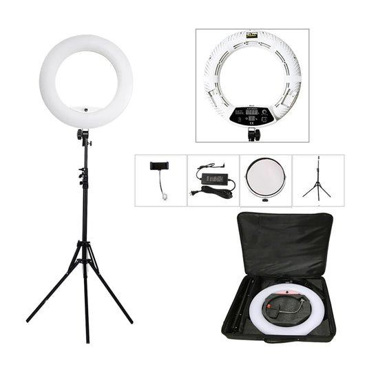 Yidoblo FD-480II Bi Color LED Ring Light Kit With Stand