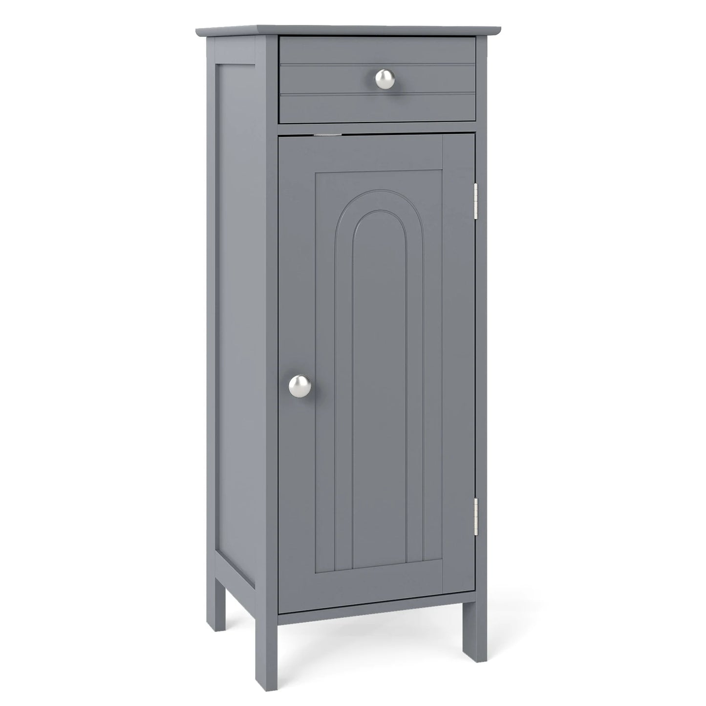 HOMASIS Bathroom Floor Cabinet Storage Organizer With Drawers