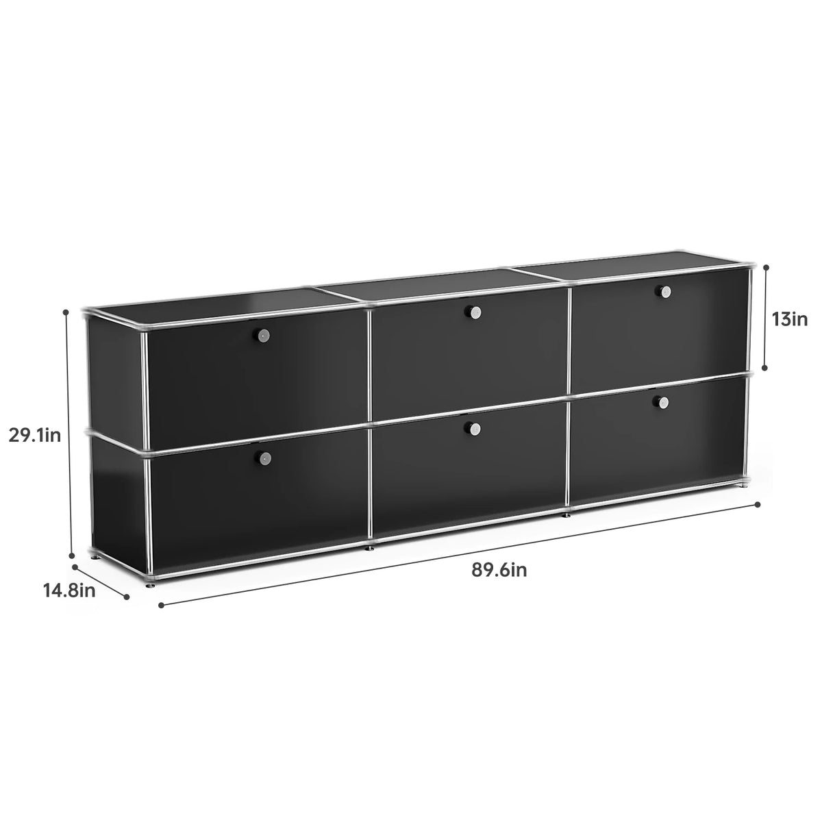 Modern Stainless Steel Storage Cabinet Living Room Tv Stand