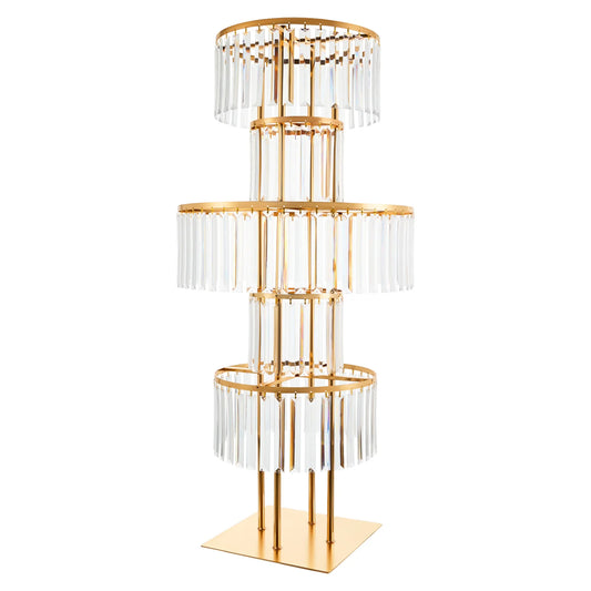 Wedding Centerpiece 5 Tier Acrylic Flower Stand Hanging