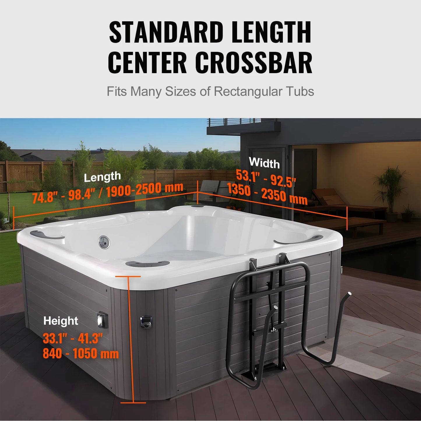 SucceBuy Hydraulic Spa Cover Lift For Hot Tubs Installation