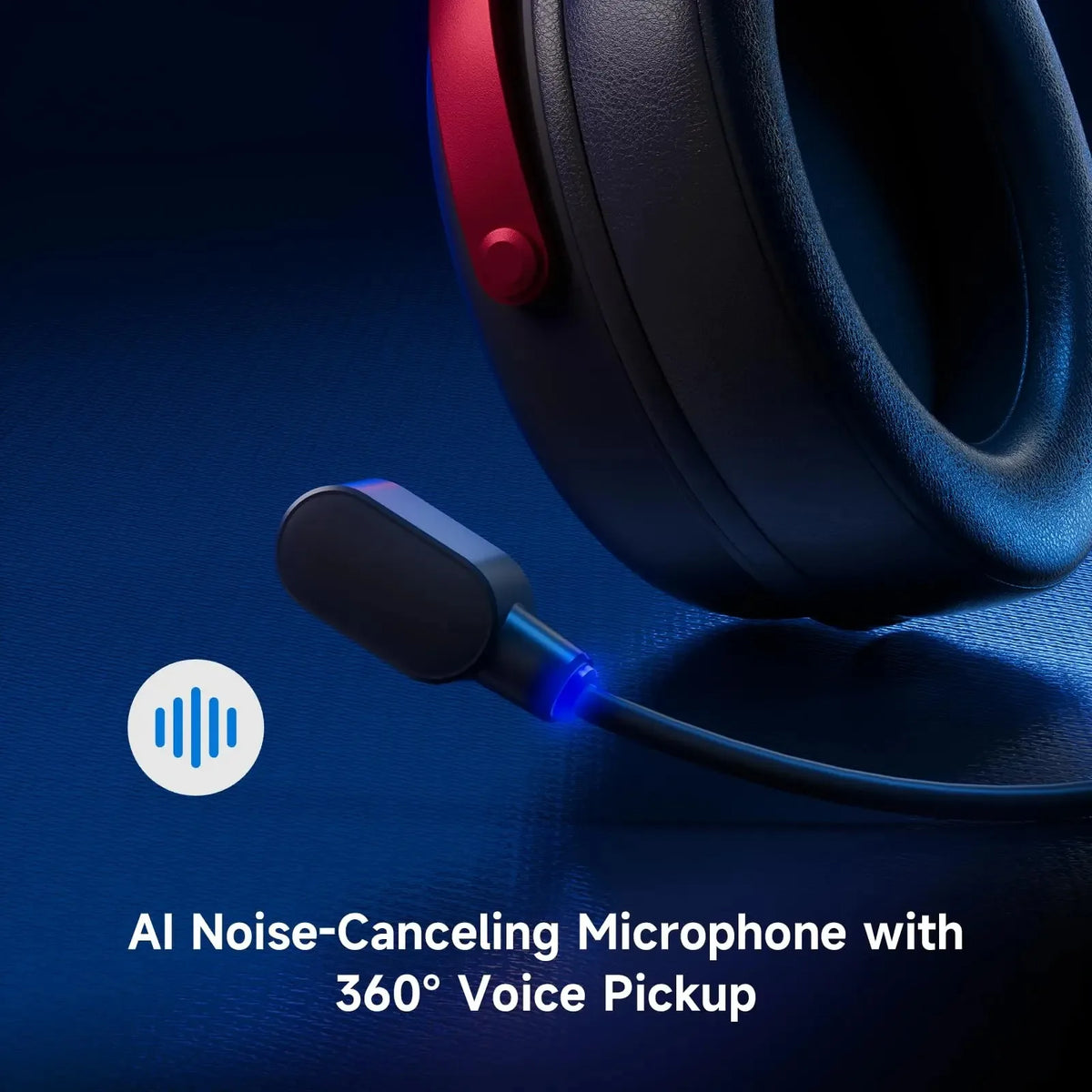 MCHOSE V9 Pro Wireless Gaming Headset With Noise Canceling Mic
