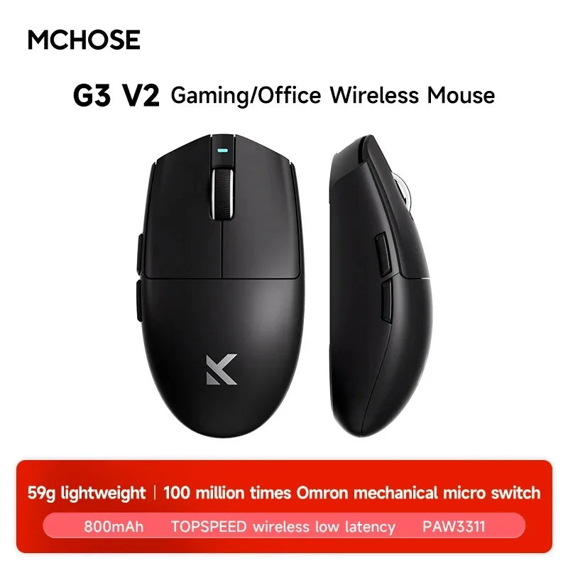 MCHOSE G3 V2 Wireless Gaming Mouse With PixArt 3311