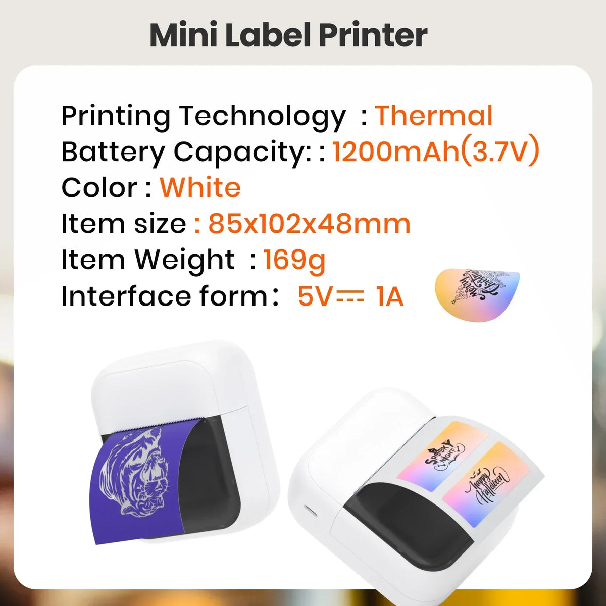 Orico Mini Tattoo Printer Portable Inkless Transfer Machine