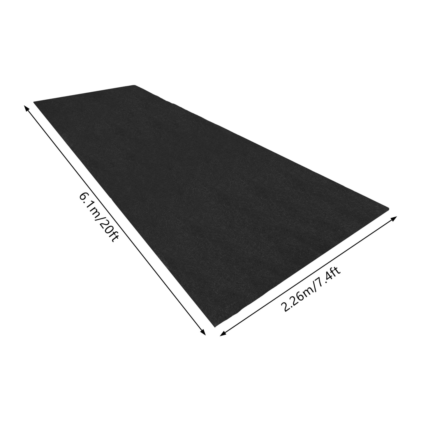 Garage Non Slip Mat Nonwoven PE Waterproof Floor Protection