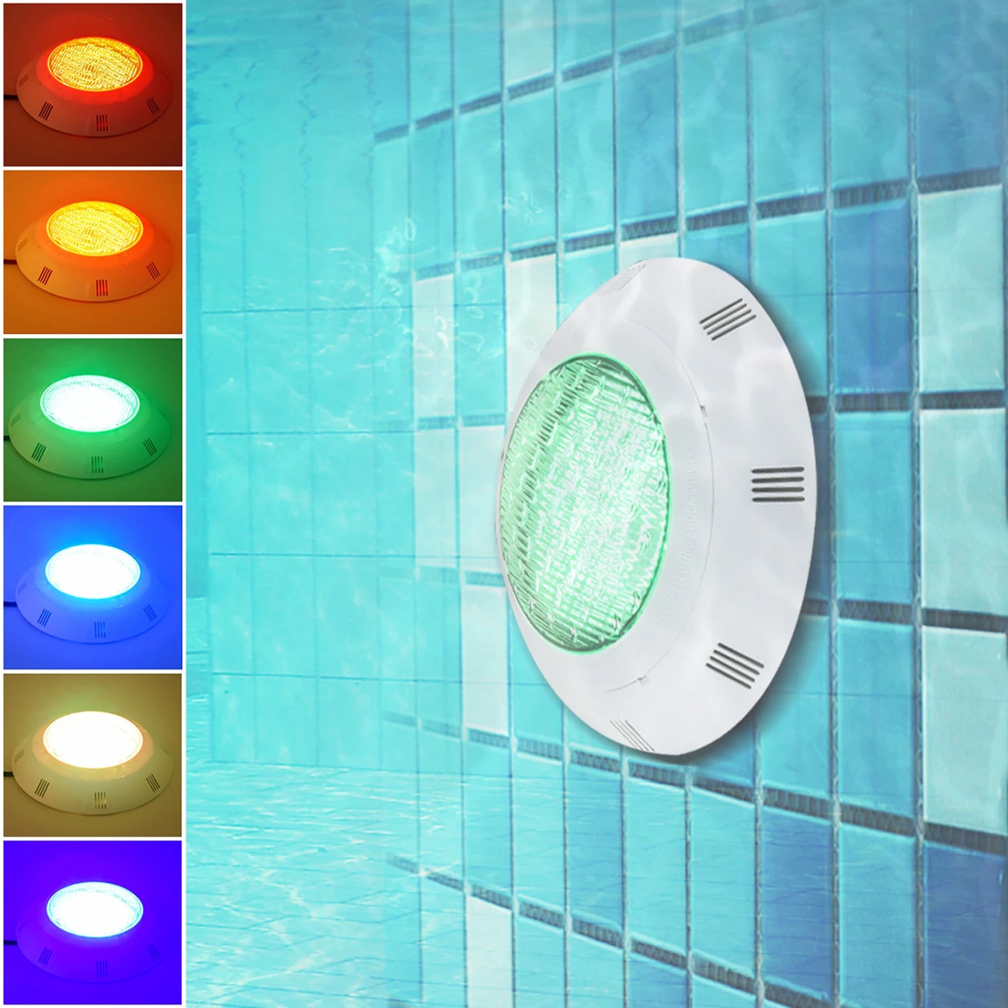 AC 12V RGB Underwater Pool Light IP68 With Remote Control