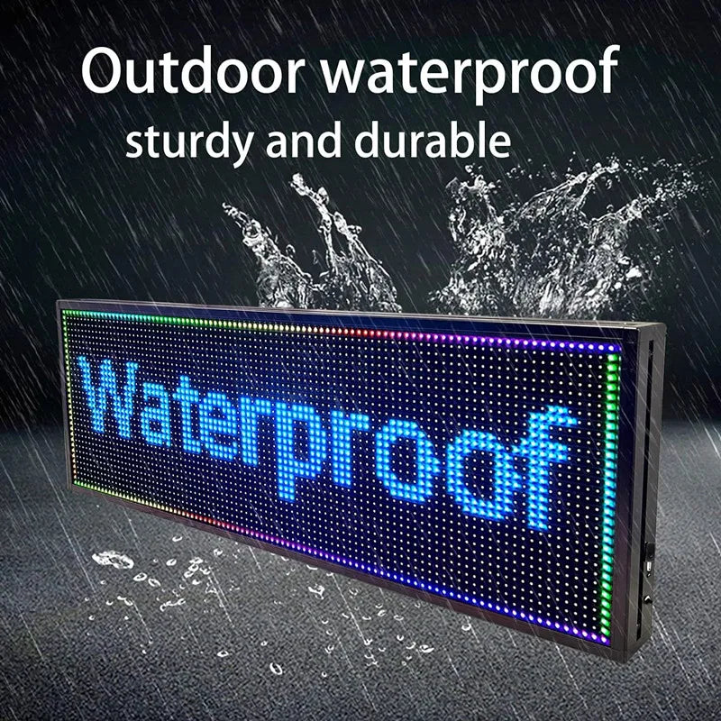 Outdoor LED Signboard Aluminum P10 Moving Message Board