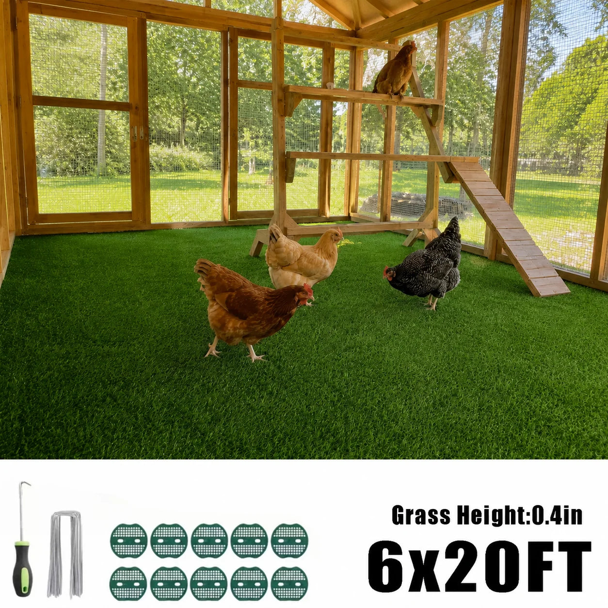 Artificial Grass Turf Mat Heavy Duty Indoor Outdoor Lawn Rug