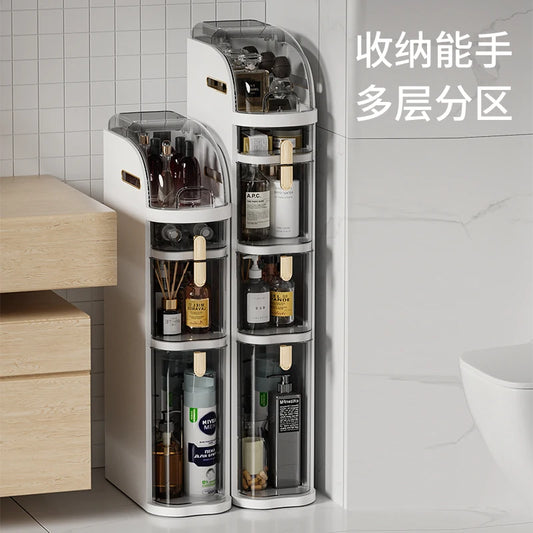 Plastic Narrow Gap Drawer Storage Cabinet For Kitchen Bathroom