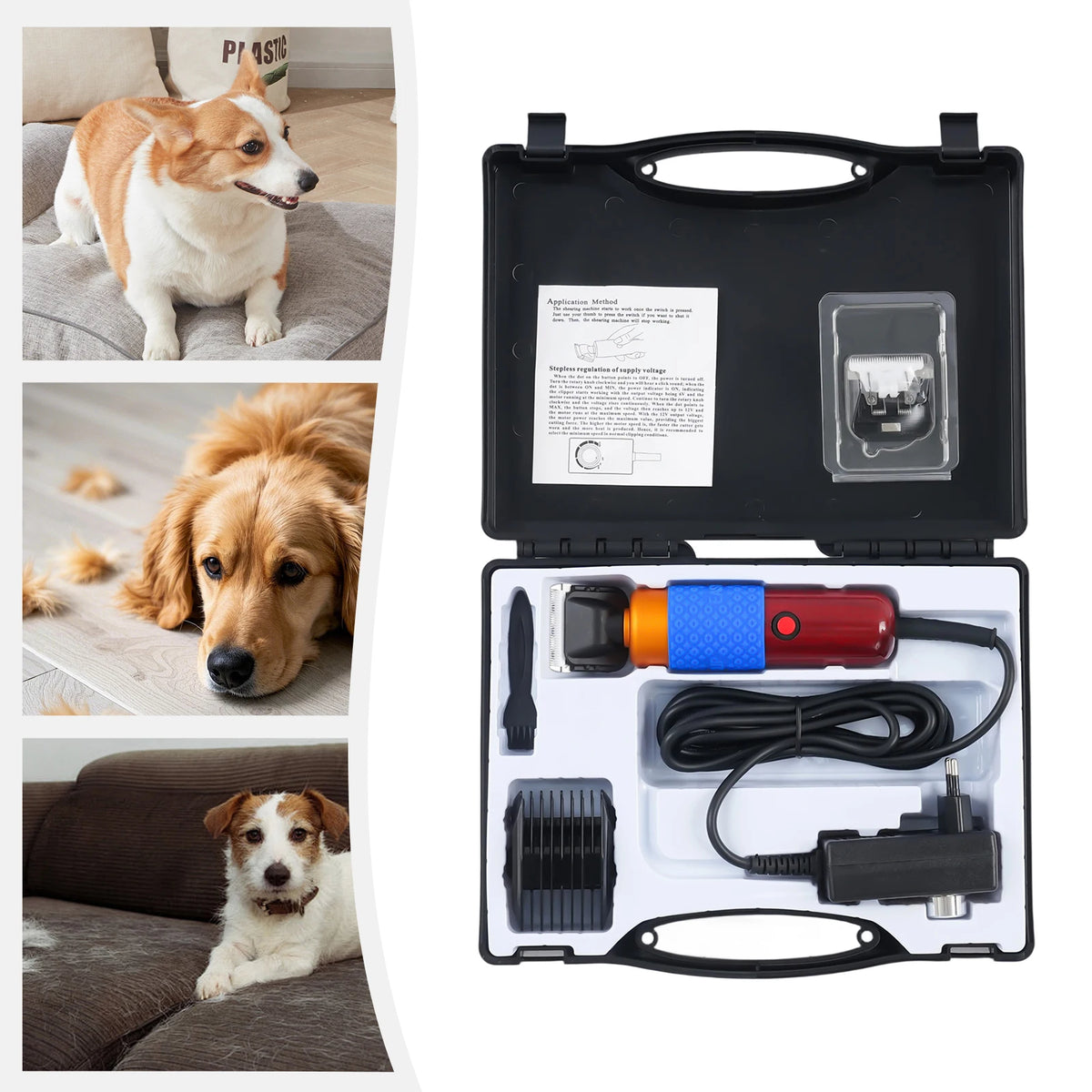 Electric Animal Shearing Clippers For Sheep Goat And Dog Grooming