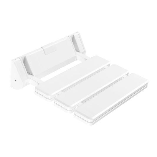 Wall Mounted Folding Shower Seat Non Slip Bath Chair White