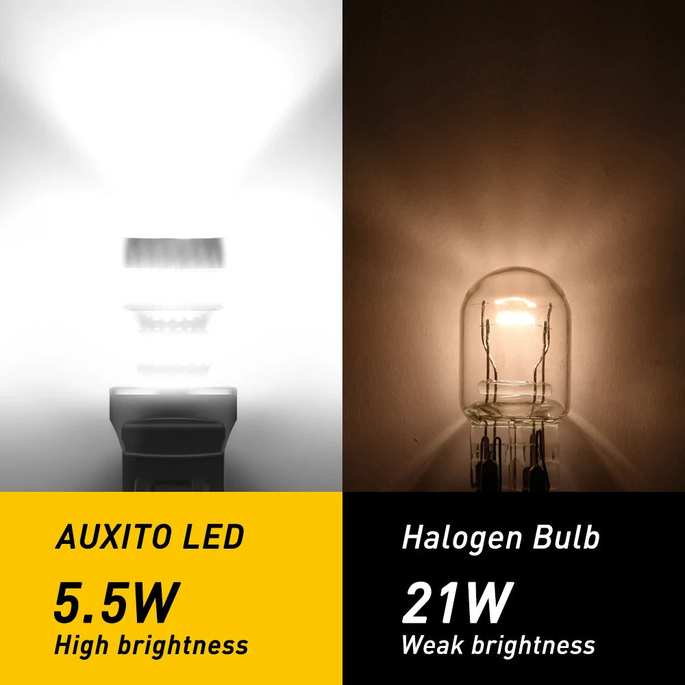 AUXITO 7443 W21 5W LED Bulb T20 Car Reverse Lights