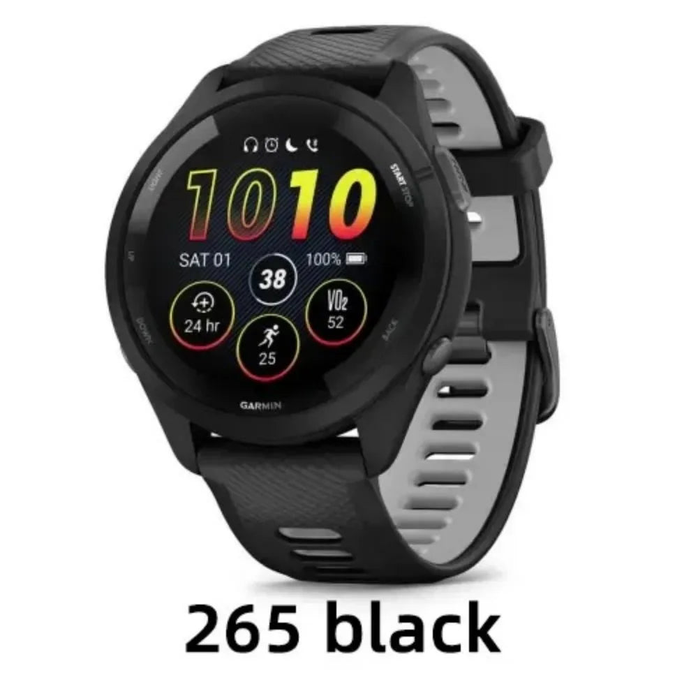 Garmin Forerunner 265 Multiband GPS Smartwatch Outdoor Sports Training