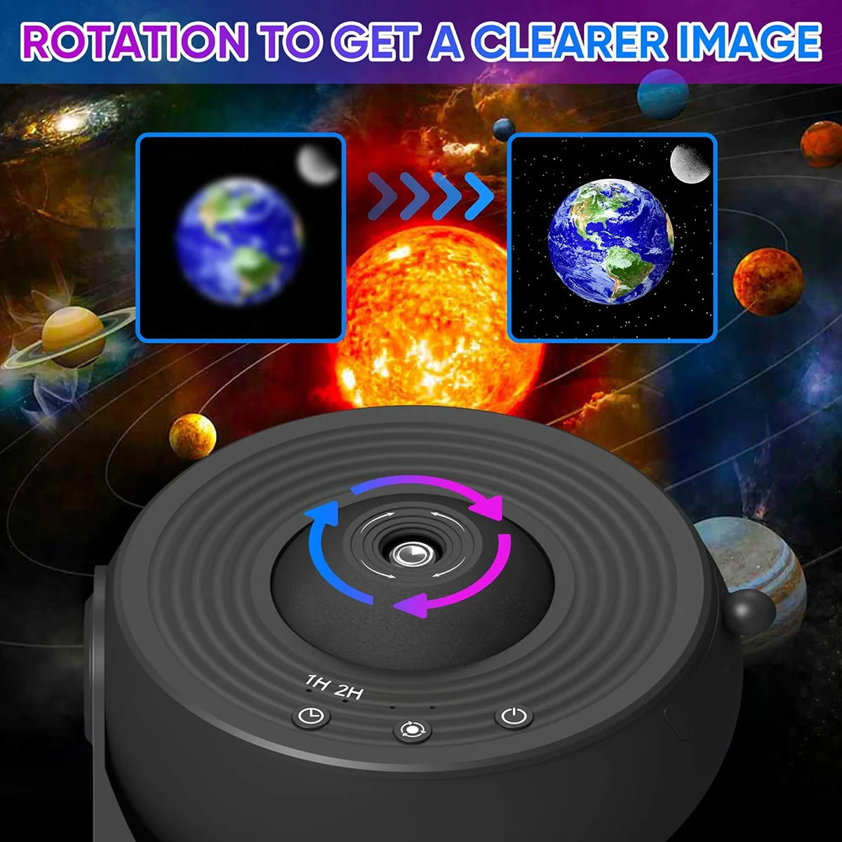 Mexllex Galaxy Ultral Star Projector 13 In 1 LED Night Light With Discs