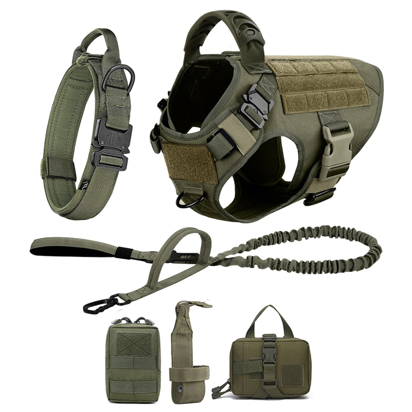 Large Dog Harness and Leash Set for Training and Walking