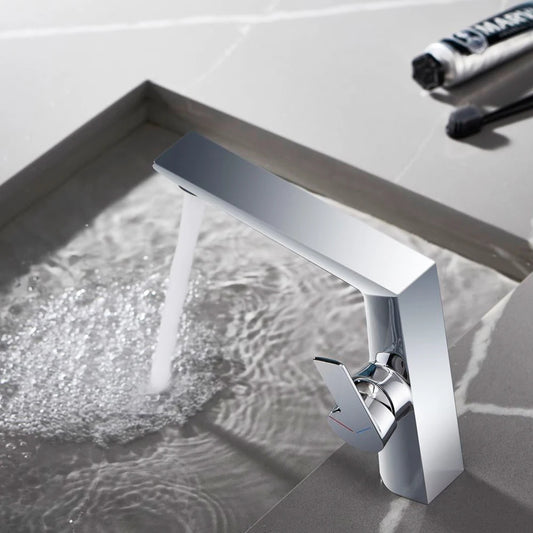 Basin Faucet Single Hole Deck Mounted Brass Mixer Tap