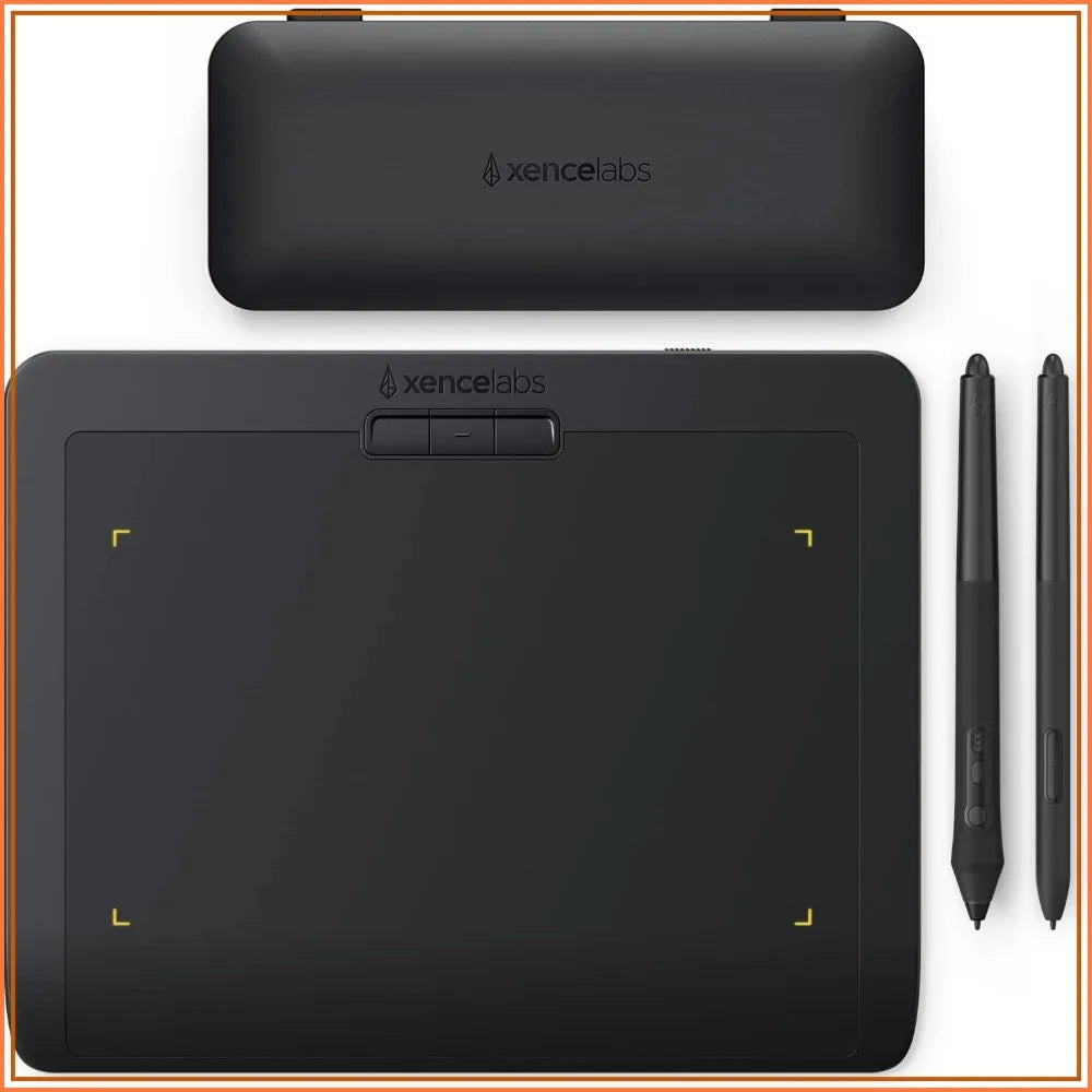 Portable Wireless Drawing Tablet Dual Battery Free Styluses 8192 Levels Pressure