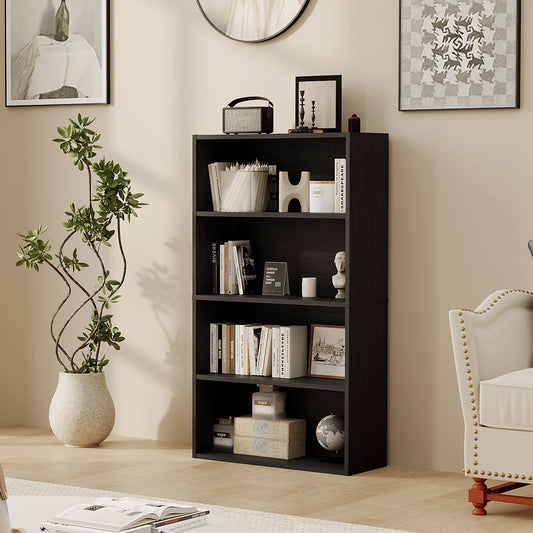 JHK Wooden Open Bookcase For Living Room And Office
