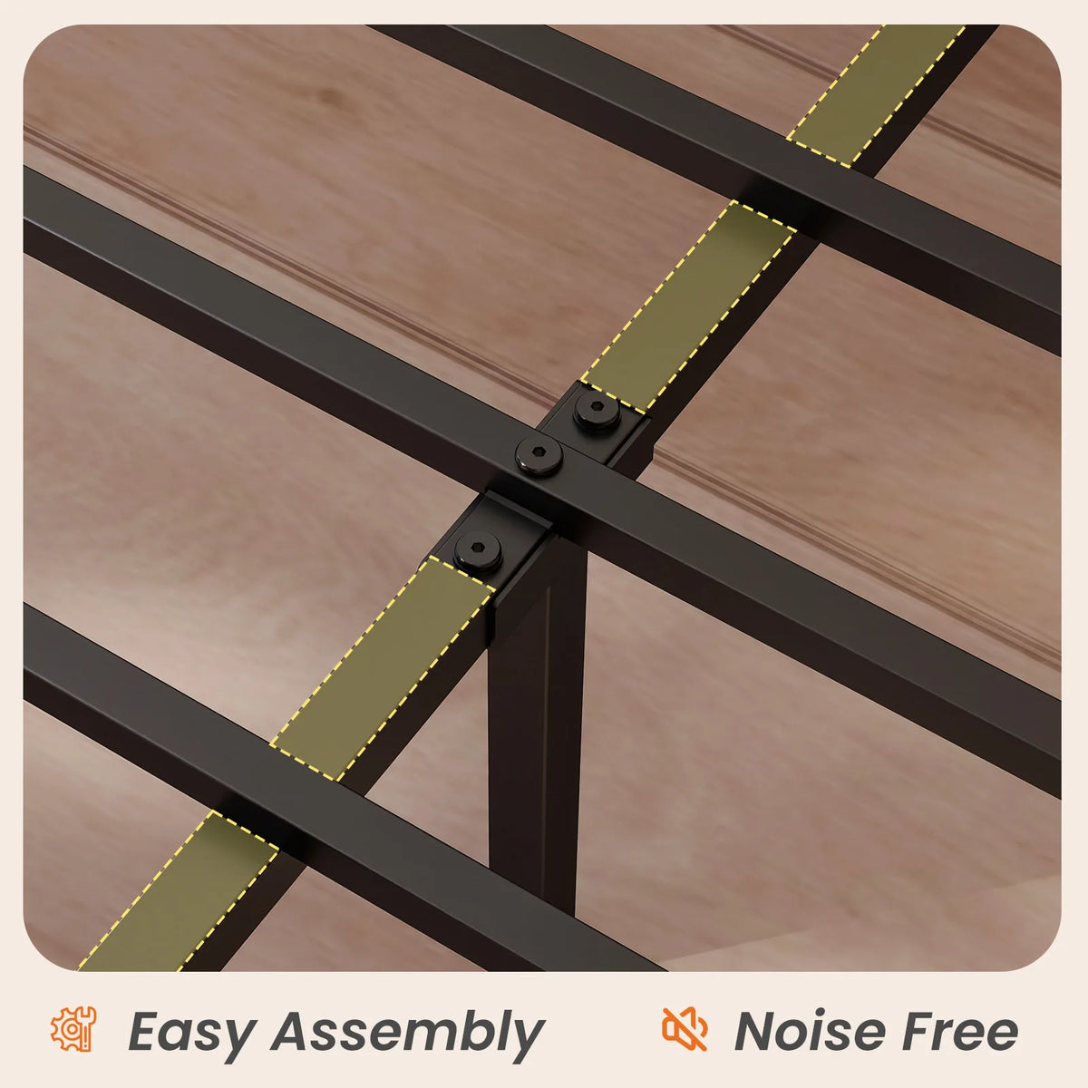 MCQ Metal Bed Frame Featuring Storage Headboard And USB Ports