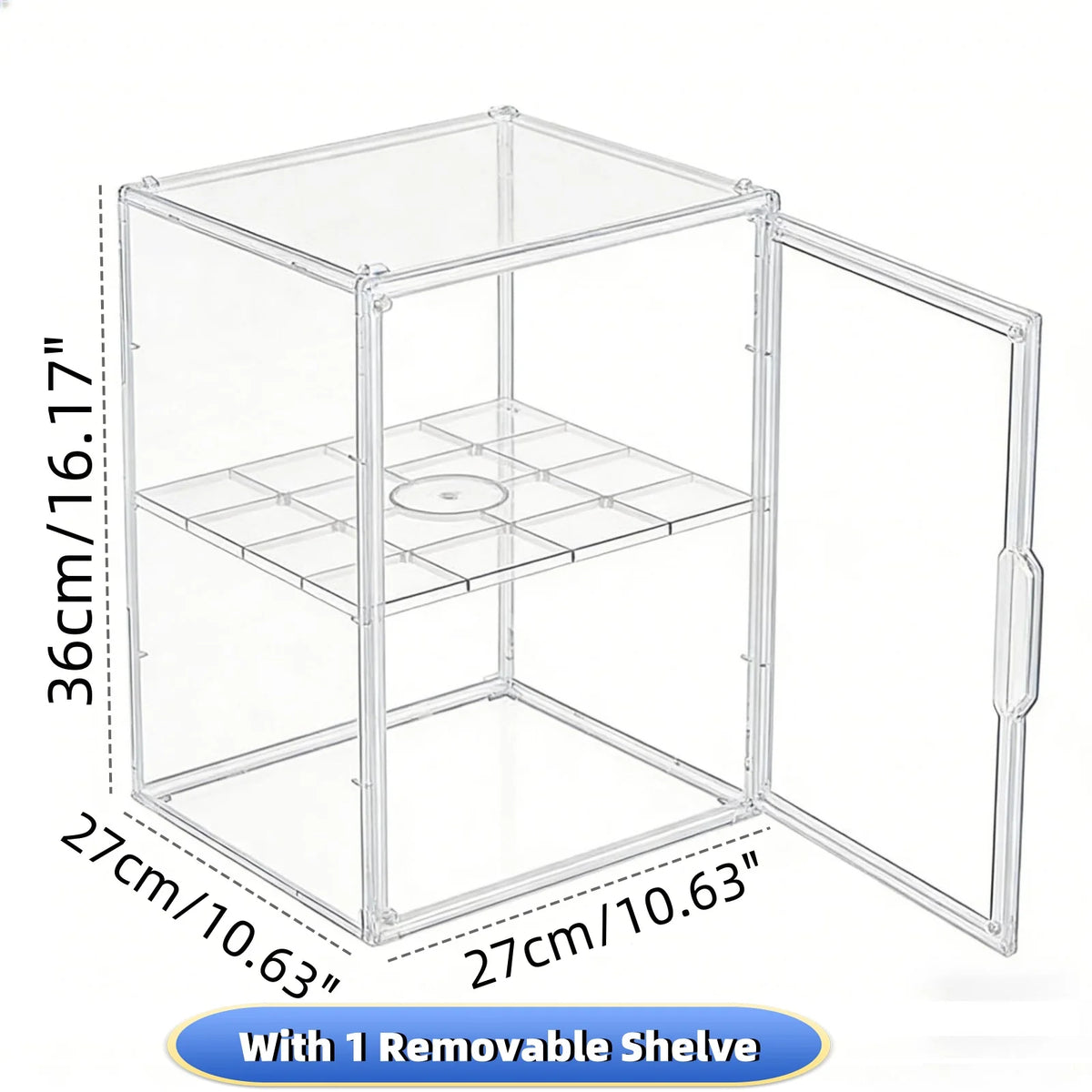 Acrylic Clear Stackable Storage Case Bin For Collectibles