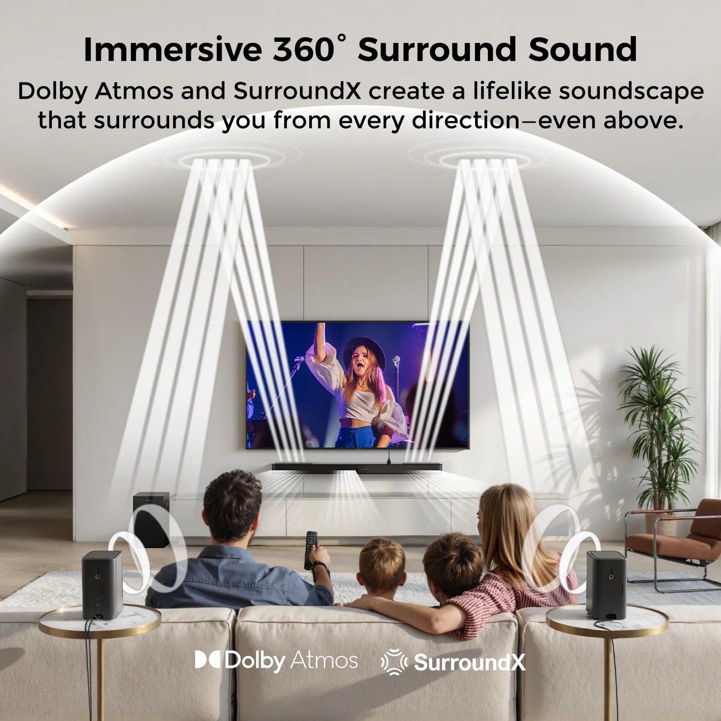 ULTIMEA Skywave F40 5.1.2ch Sound Bar With Dolby Atmos