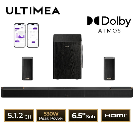 ULTIMEA Skywave Series 5.1.2ch Sound Bar Dolby Atmos